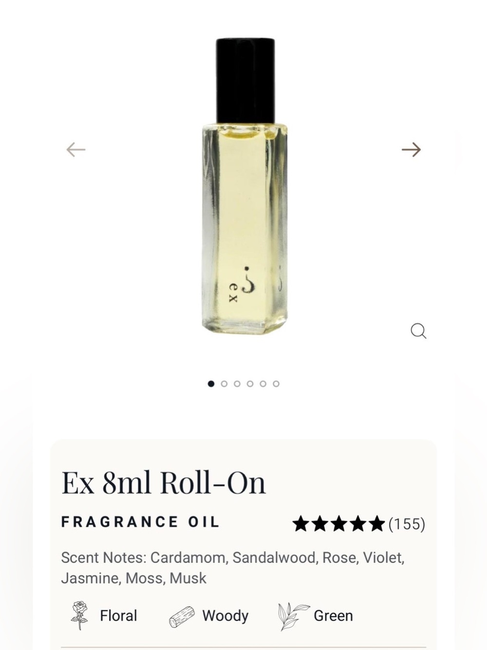 Ex 8ml Roll-On Fragrance Oil